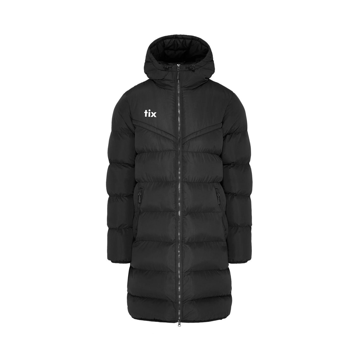 Tech Chevron Puffer Coat