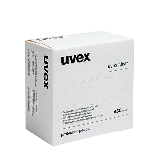 Uvex Lens Cleaning Tissues - 450 Box