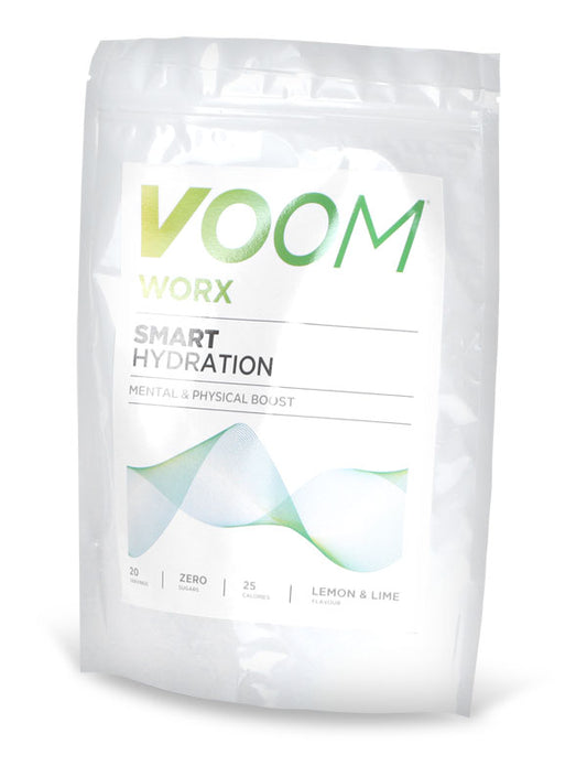 Voom Worx Lemon and Lime 20 Serving Pouch 200G