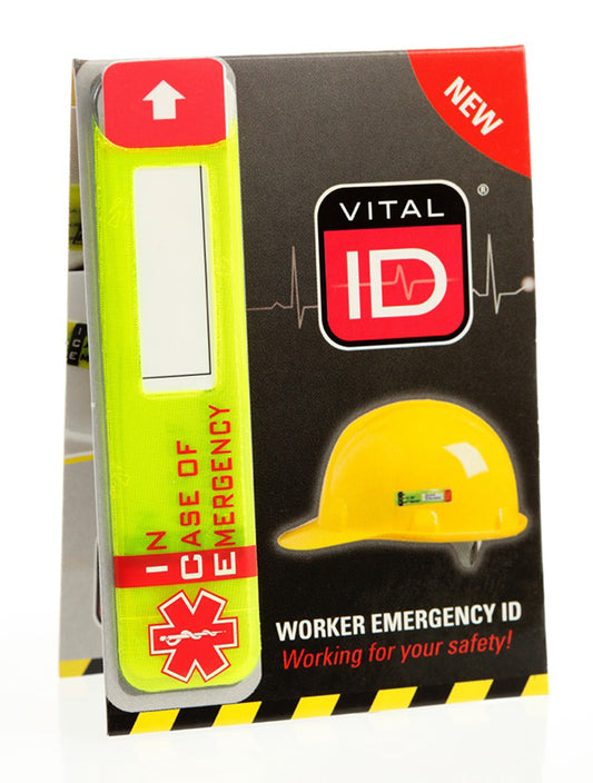 Vital ID Emergency ID Data Window ICE Tag