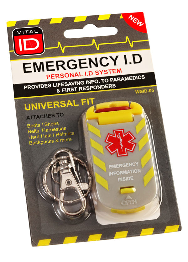 Vital ID Emergency ID Universal Fit Tag