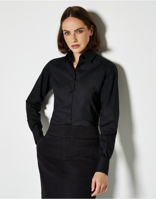 Kustom Kit Lady Tailor LS Business Shirt