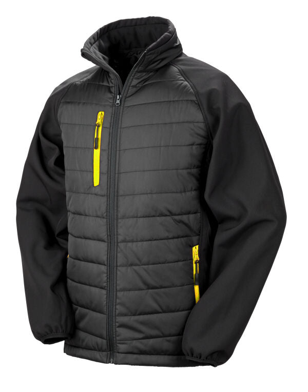 Result Black Compass Softshell Jacket