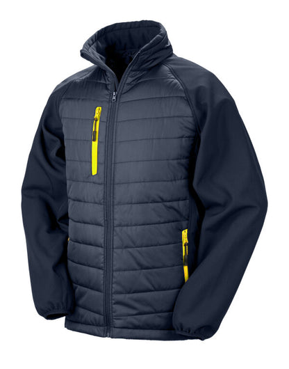 Result Black Compass Softshell Jacket