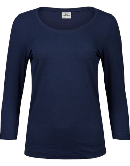 Tee Jays Ladies 3/4 Sleeve Stretch Tee