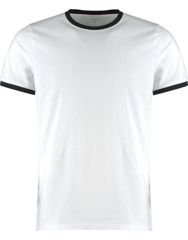 Kustom Kit Mens Fashion Fit Ringer Tee