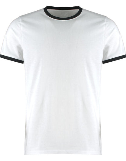 Kustom Kit Mens Fashion Fit Ringer Tee