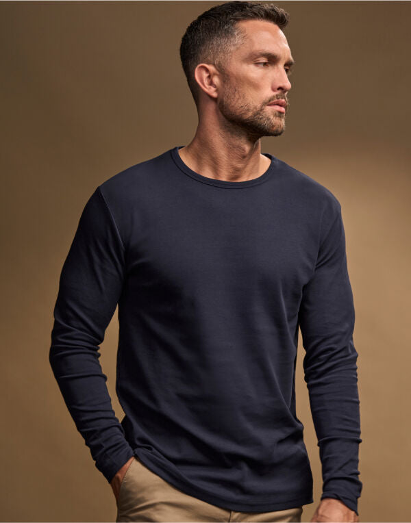Tee Jays Mens Long Sleeve Interlock Tee