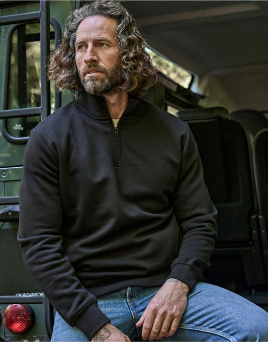 Tee Jays Half Zip Sweatshirt