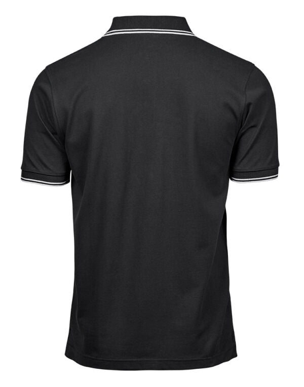 Tee Jays Mens Luxury Stripe Stretch Polo