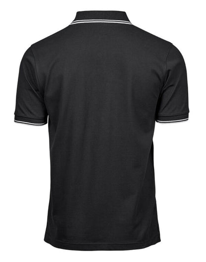 Tee Jays Mens Luxury Stripe Stretch Polo