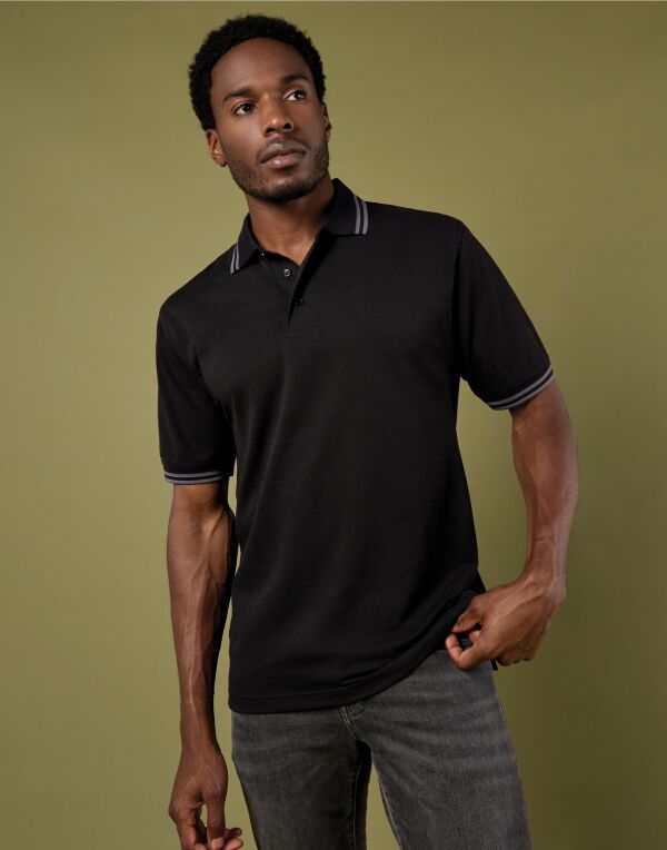Kustom Kit Mens Tipped Collar Polo