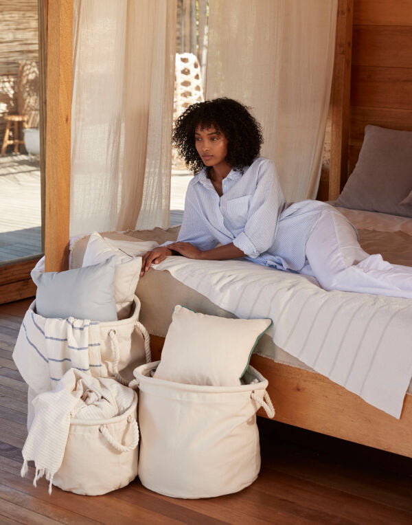 Westford Mill Heavy Canvas Storage Trug