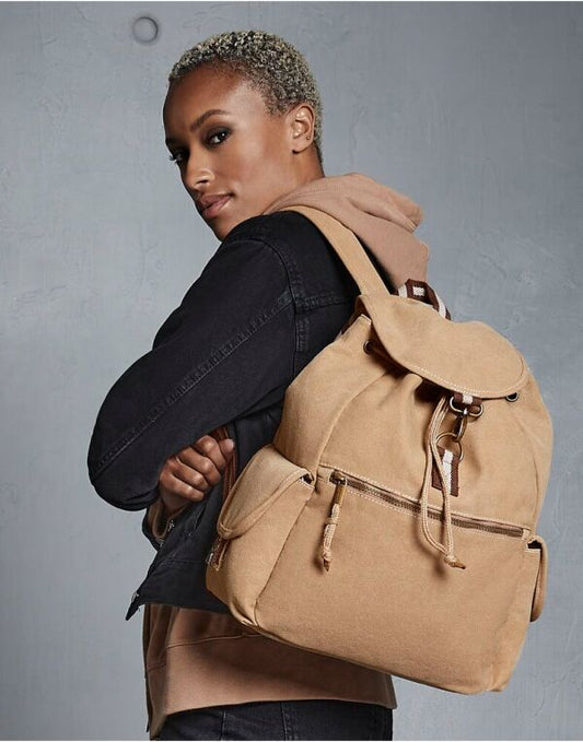 Quadra Desert Canvas Backpack