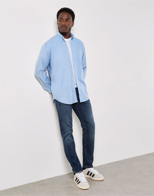 Kustom Kit Men LS Classic Workwear Shirt