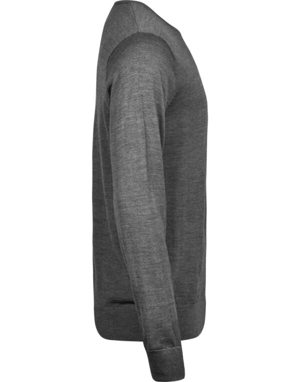 Tee Jays Mens Crew Neck Knitted Sweater