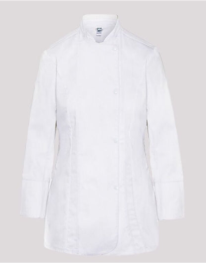 Dennys Ladies' LS Fitted Chef's Jacket