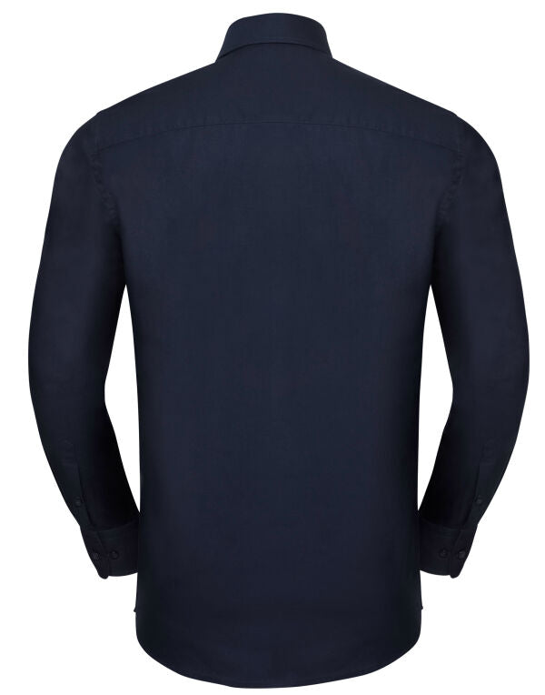 Russell Collection Men LS Tailor Oxford
