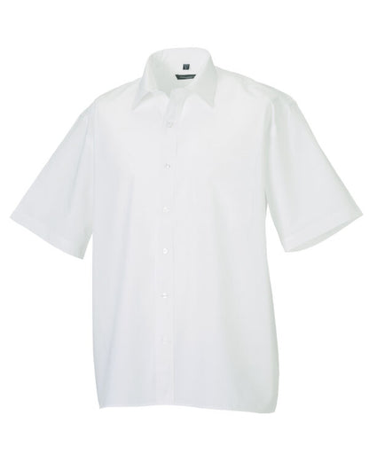 Russell Collection Men SS Classic Poplin