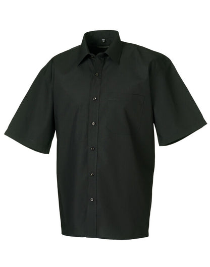 Russell Collection Men SS Classic Poplin