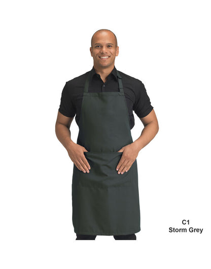 Dennys Recycled Bib Apron With Pocket
