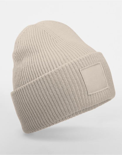 Beechfield Deep Cuff Tonal Patch Beanie