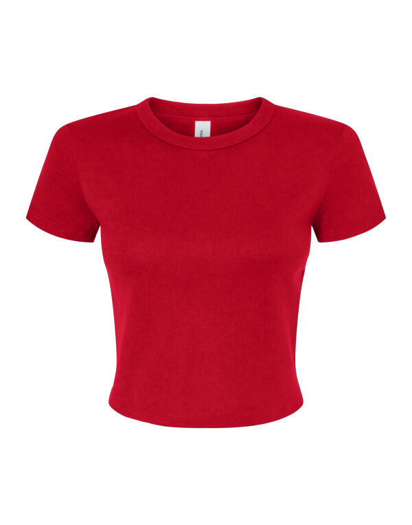Bella Women's Micro Rib Baby Tee