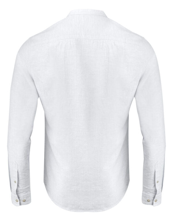 James Harvest Townsend Linen-Blend Shirt