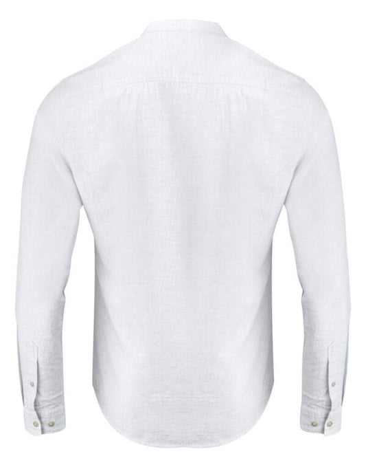 James Harvest Townsend Linen-Blend Shirt