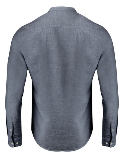 James Harvest Townsend Linen-Blend Shirt