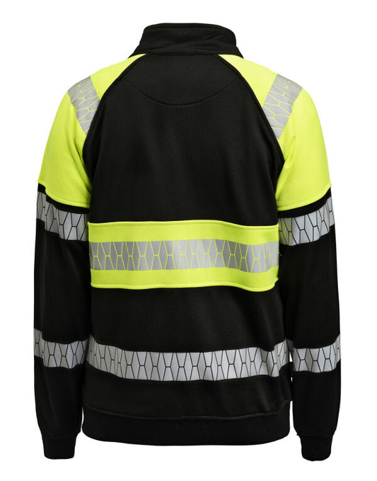 Jobman Sweatshirt Full-Zip Hi-Vis