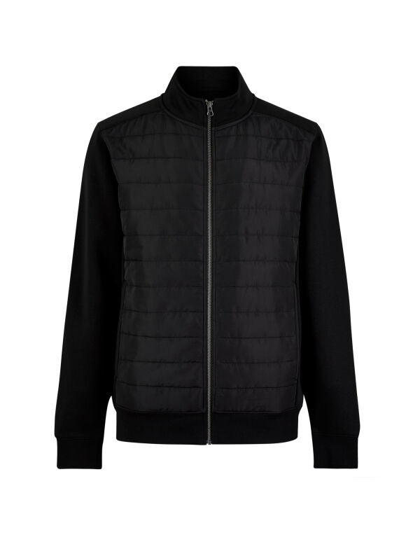 Kustom Kit Quilted Full Zip Sweatshirt