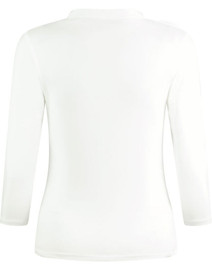 Kustom Kit Lady Mandarin Collar 3/4 Top