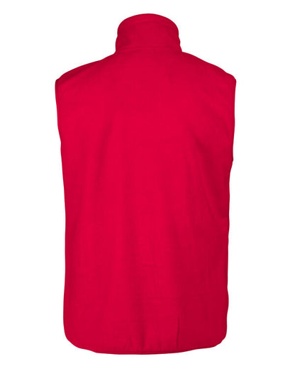 Printer Red Sideflip Fleece Vest