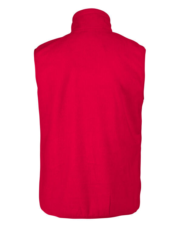 Printer Red Sideflip Fleece Vest