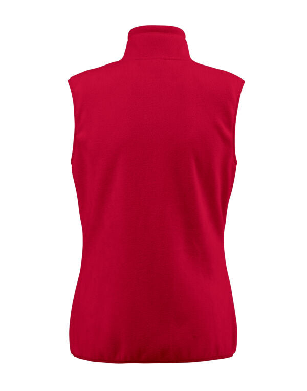 Printer Red Ladies Sideflip Fleece Vest