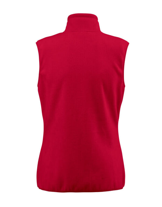 Printer Red Ladies Sideflip Fleece Vest