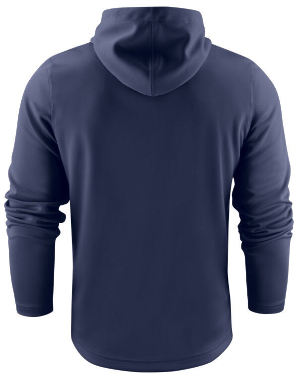 Printer Red Layback Full Zip Hoodie