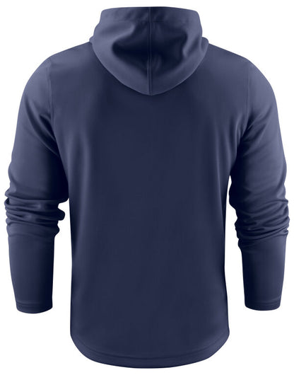 Printer Red Layback Full Zip Hoodie