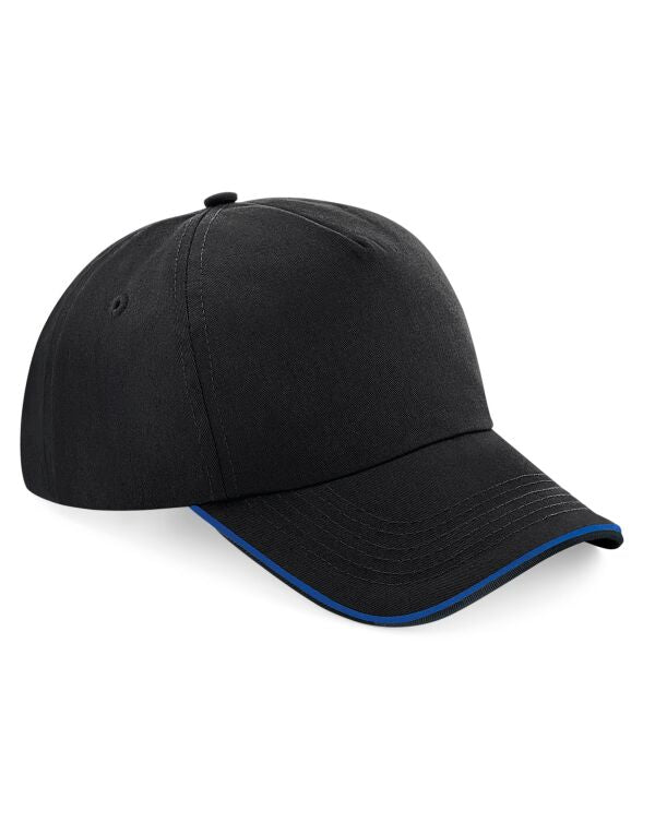 Beechfield Authentic 5 Panel Piped Peak