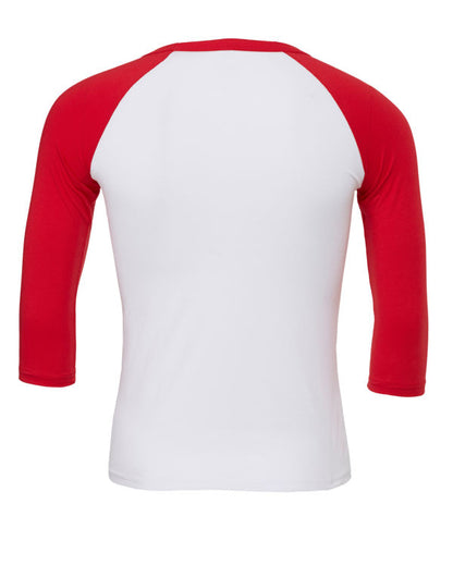 Canvas Unisex 3/4 Sleeve Baseball Tee