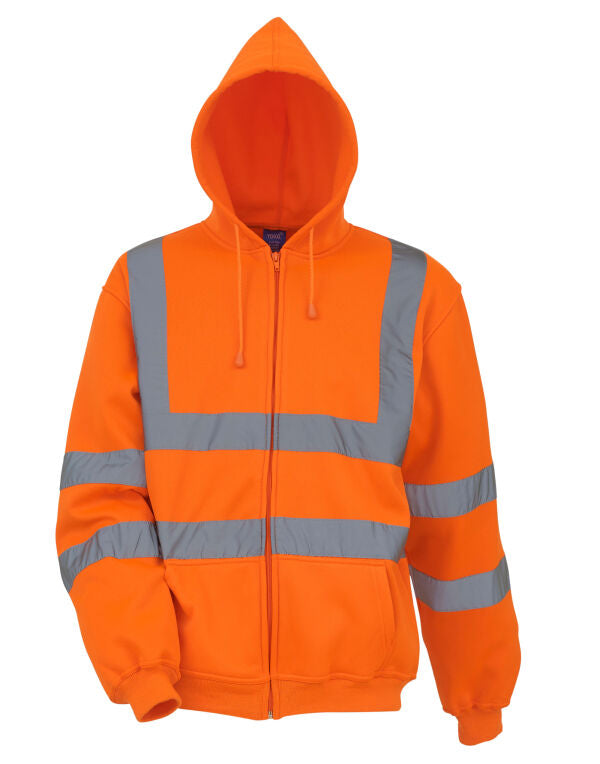 Yoko Hi Vis Zipped Hoodie