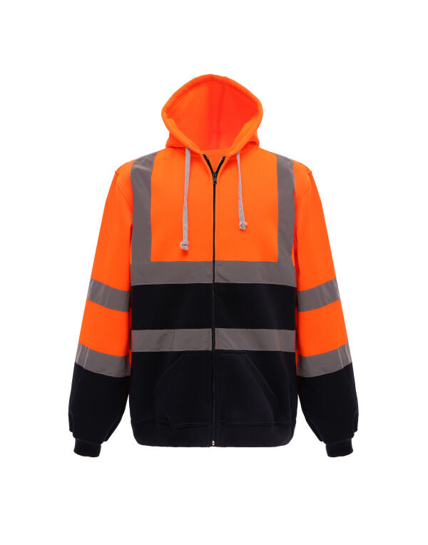 Yoko Hi Vis Zipped Hoodie