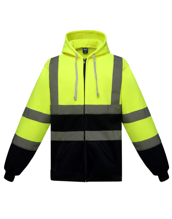 Yoko Hi Vis Zipped Hoodie