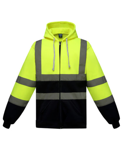Yoko Hi Vis Zipped Hoodie