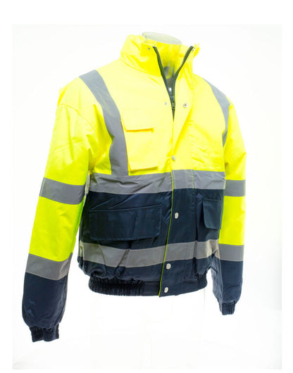 Yoko Hi Vis 2 Tone Bomber Jacket