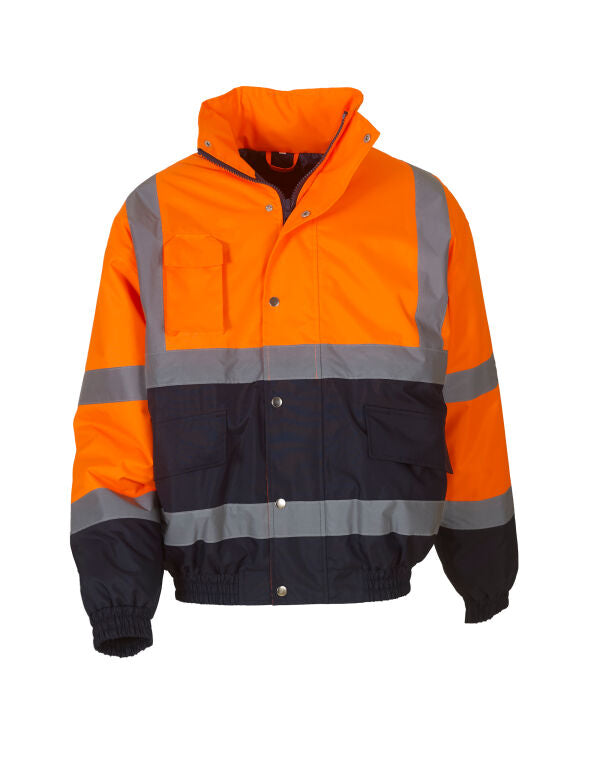 Yoko Hi Vis 2 Tone Bomber Jacket
