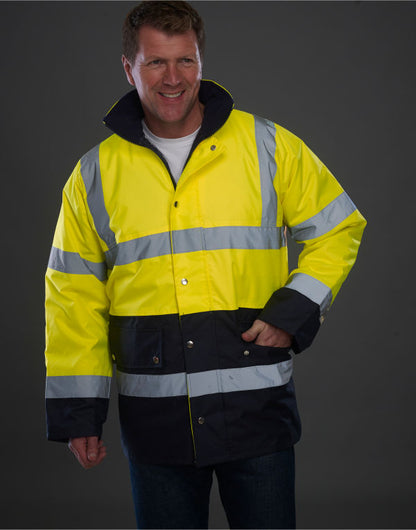 Yoko Hi-Vis 2 Band Two Tone Jacket