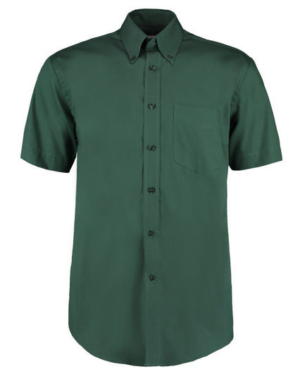Kustom Kit Mens SS Classic Oxford Shirt