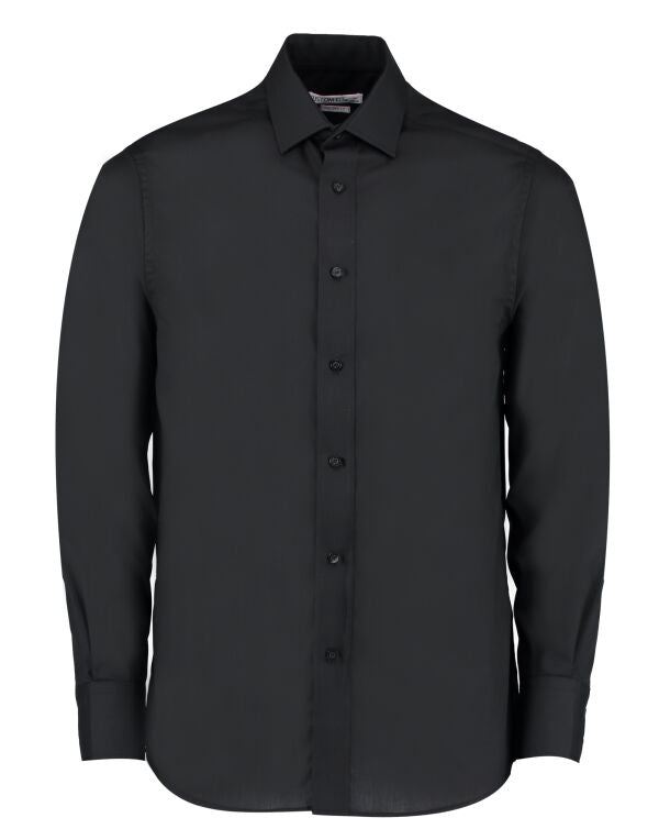 Kustom Kit Men LS Tailored Busines Shirt